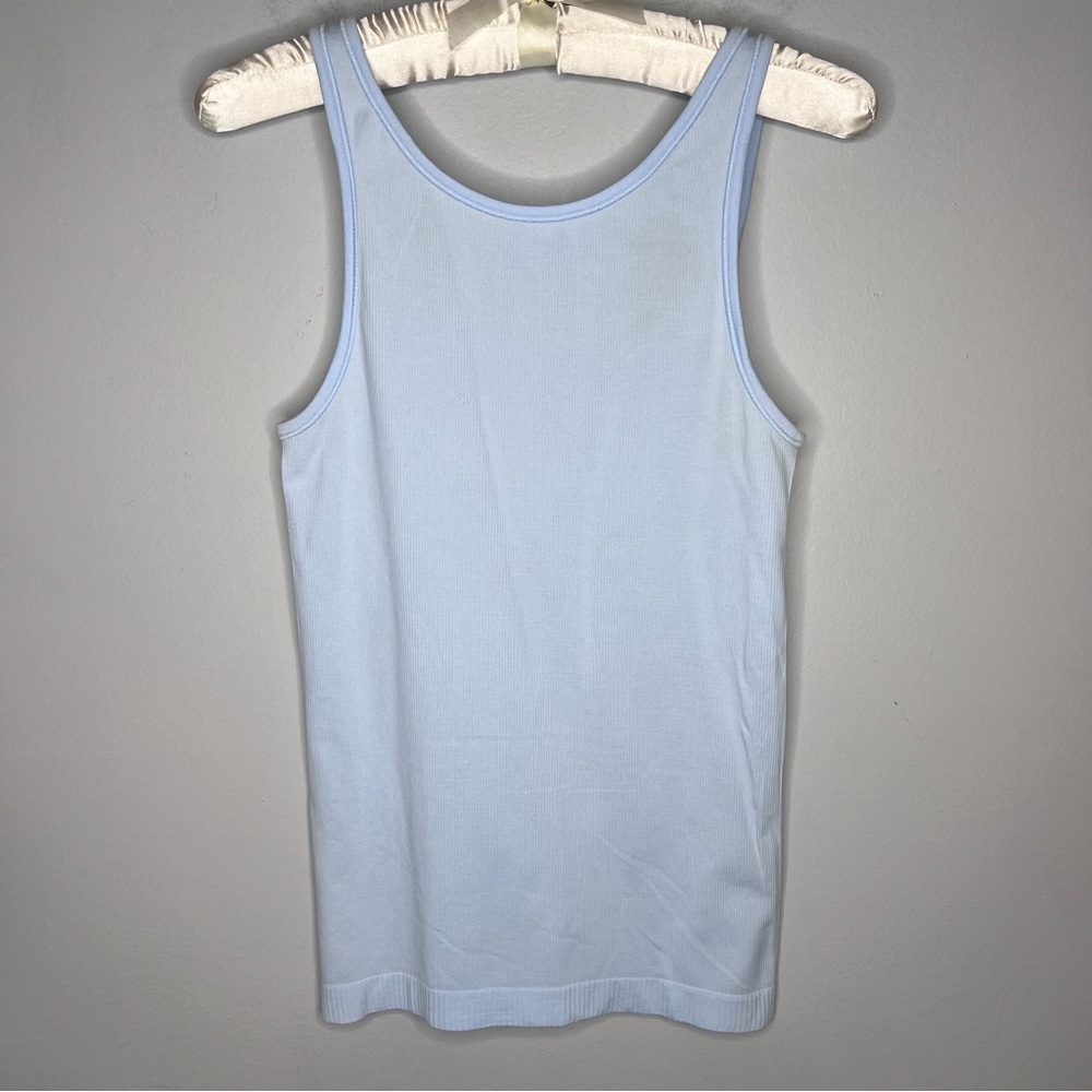 Lululemon High Neck Light Blue Tank M23